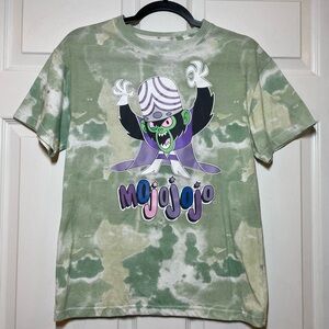 CN The Powerpuff Girls Mojojojo Womens Small Graphic T Shirt Short Sleeve Green